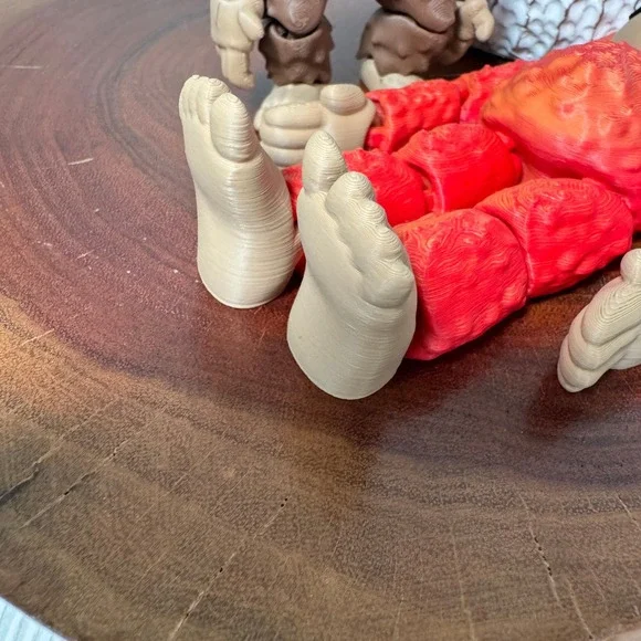 Punch The Monkey & His Orangutan Plush Fidget Toy 3D Printed - Picture 6 of 9